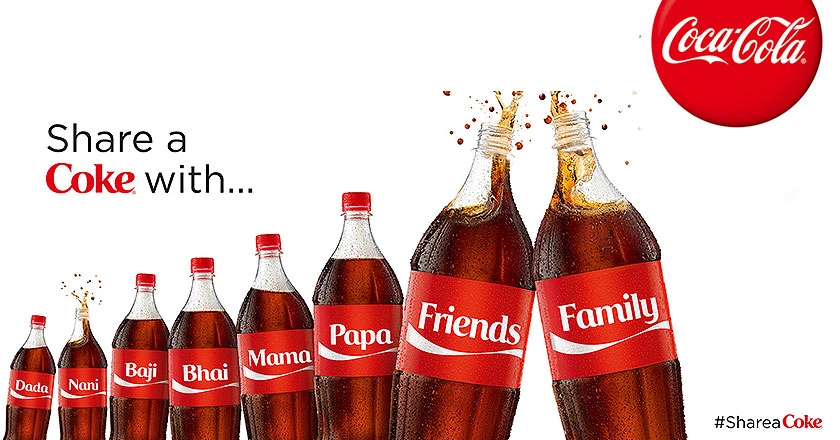 Coca-Cola "Share A Coke" Ad Campaign.